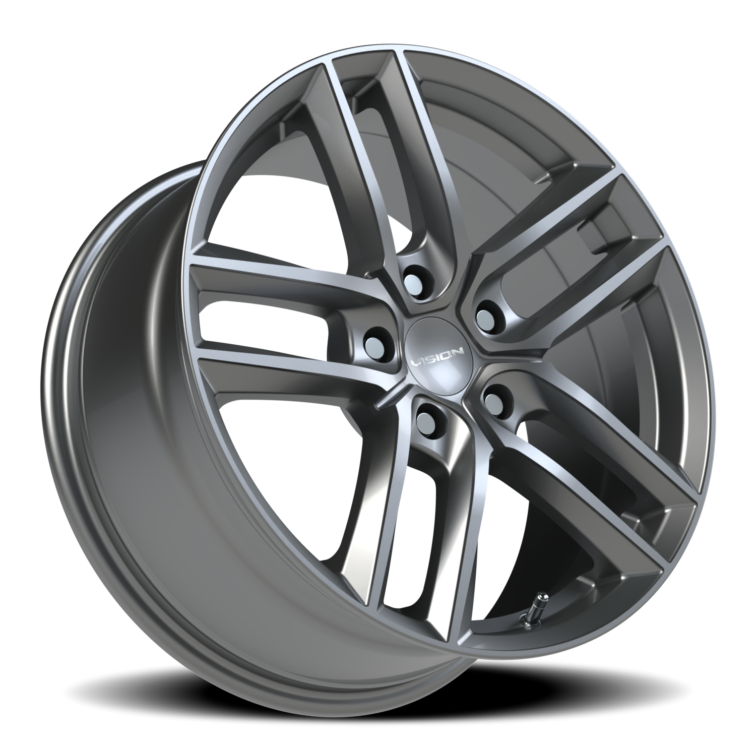 Vision Wheel 475V Gunmetal 18x8.5 +12 5x114.3mm 73.1mm - Wheelwiz