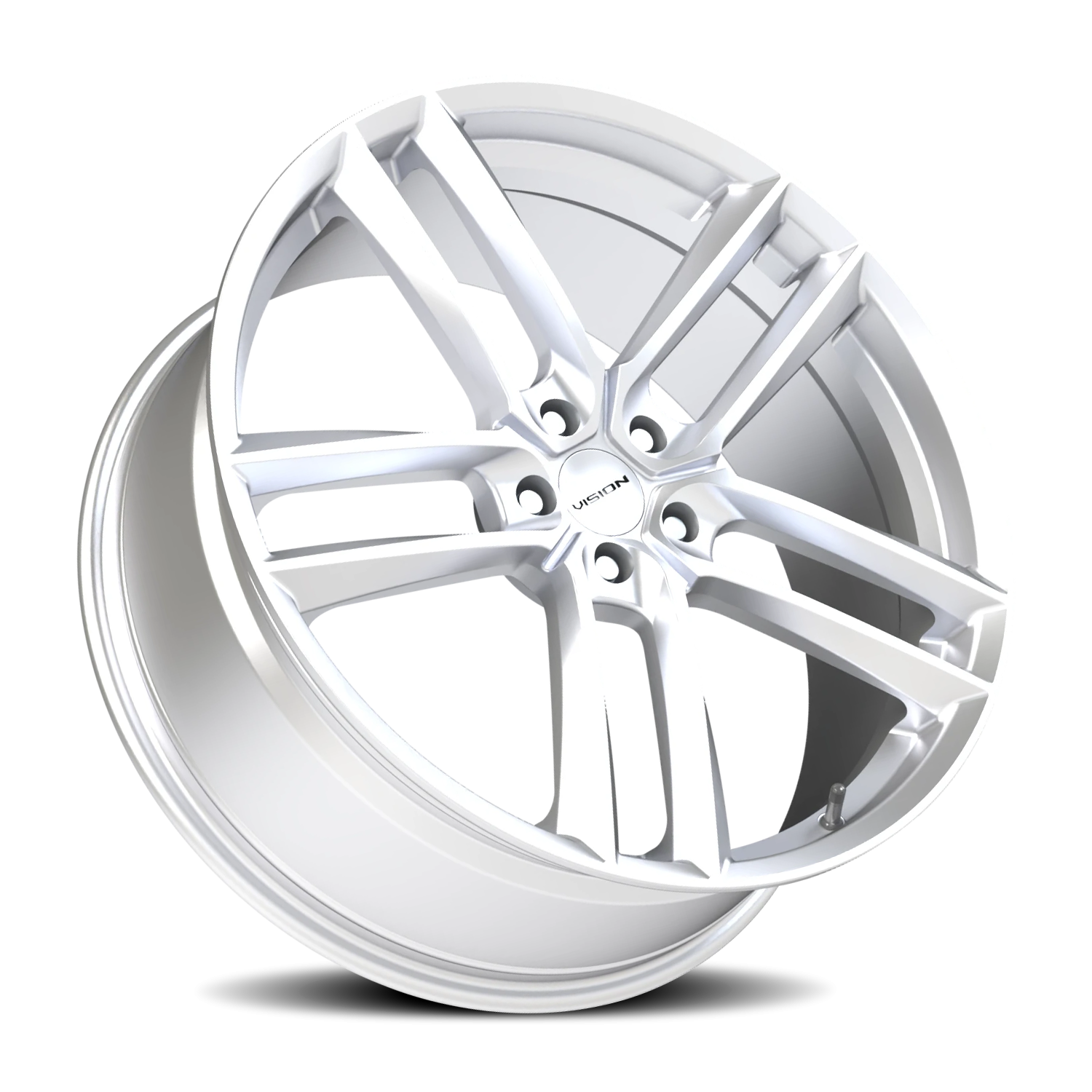 Vision Wheel 475V Hyper Silver 22x9 +35 5x120mm 72.6mm - Wheelwiz