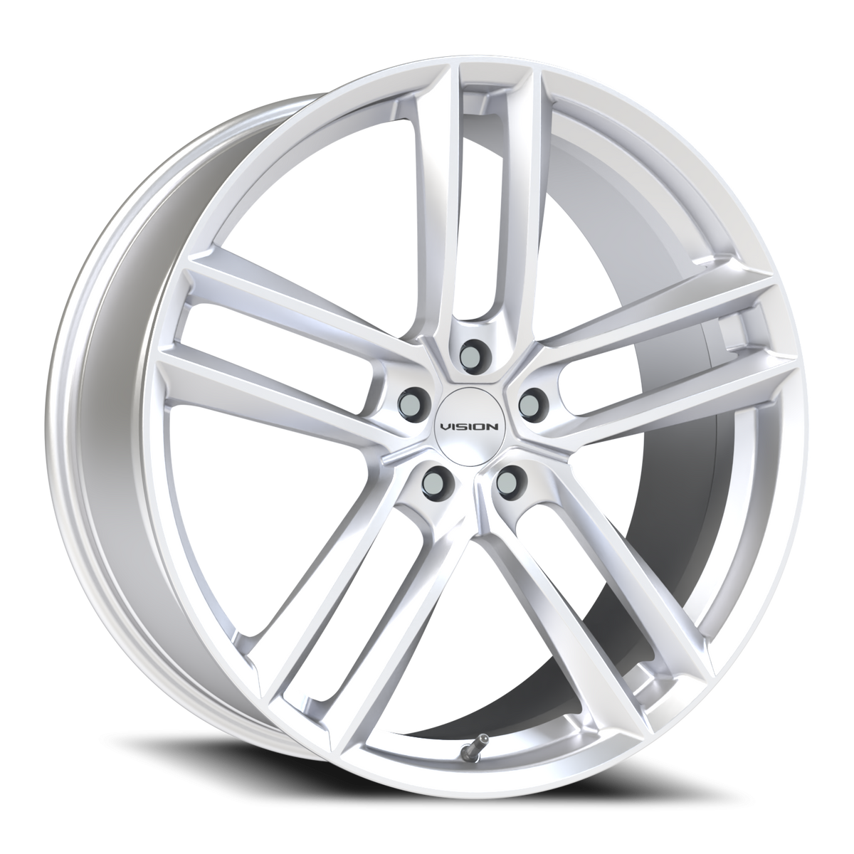 Vision Wheel 475V Hyper Silver 22x9 +38 5x114.3mm 73.1mm - Wheelwiz