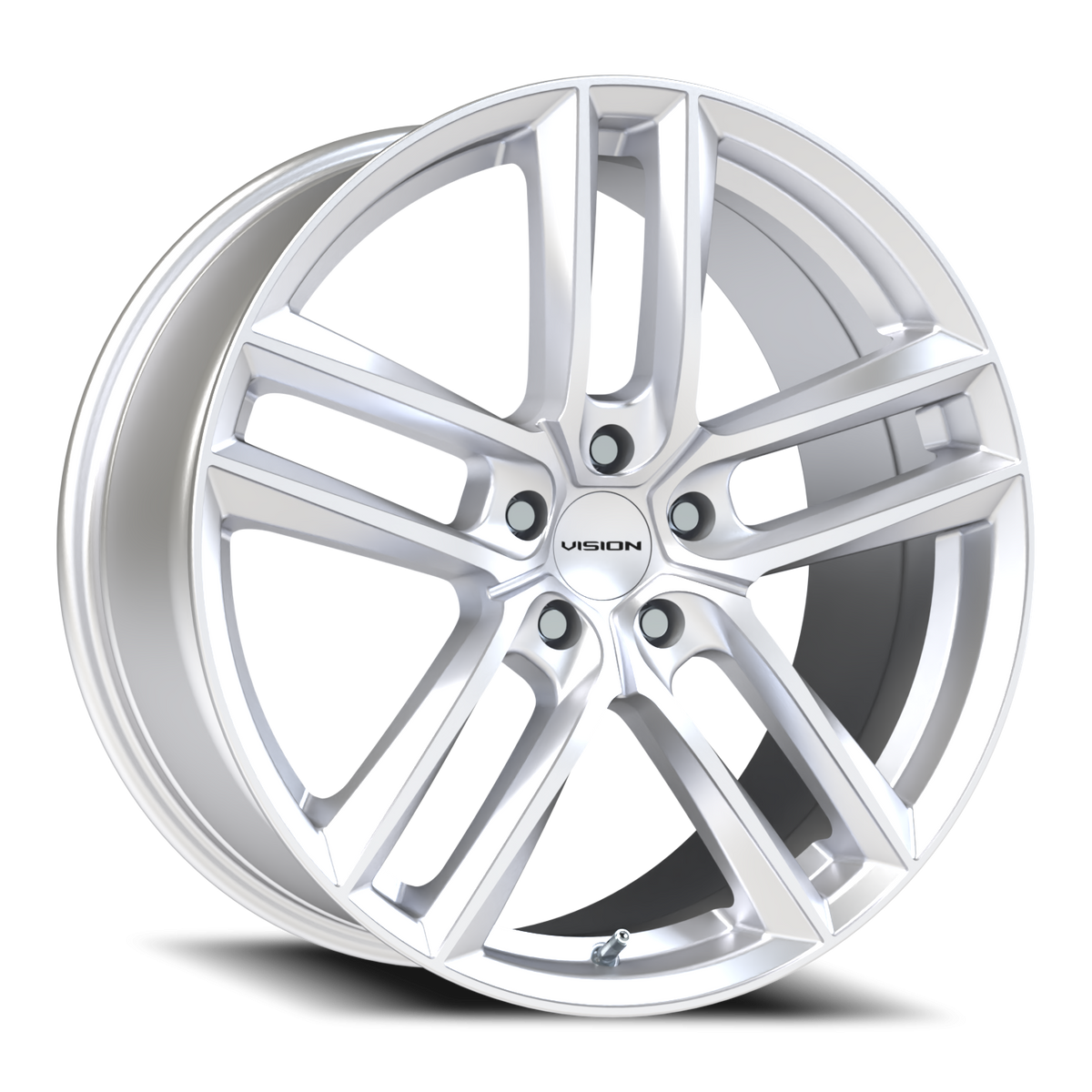 Vision Wheel 475V Hyper Silver 20x9 +32 5x112mm 66.6mm - Wheelwiz