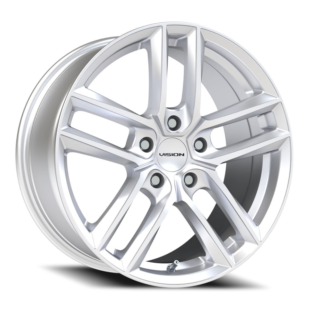 Vision Wheel 475V Hyper Silver 18x8.5 +38 5x112mm 66.6mm - Wheelwiz