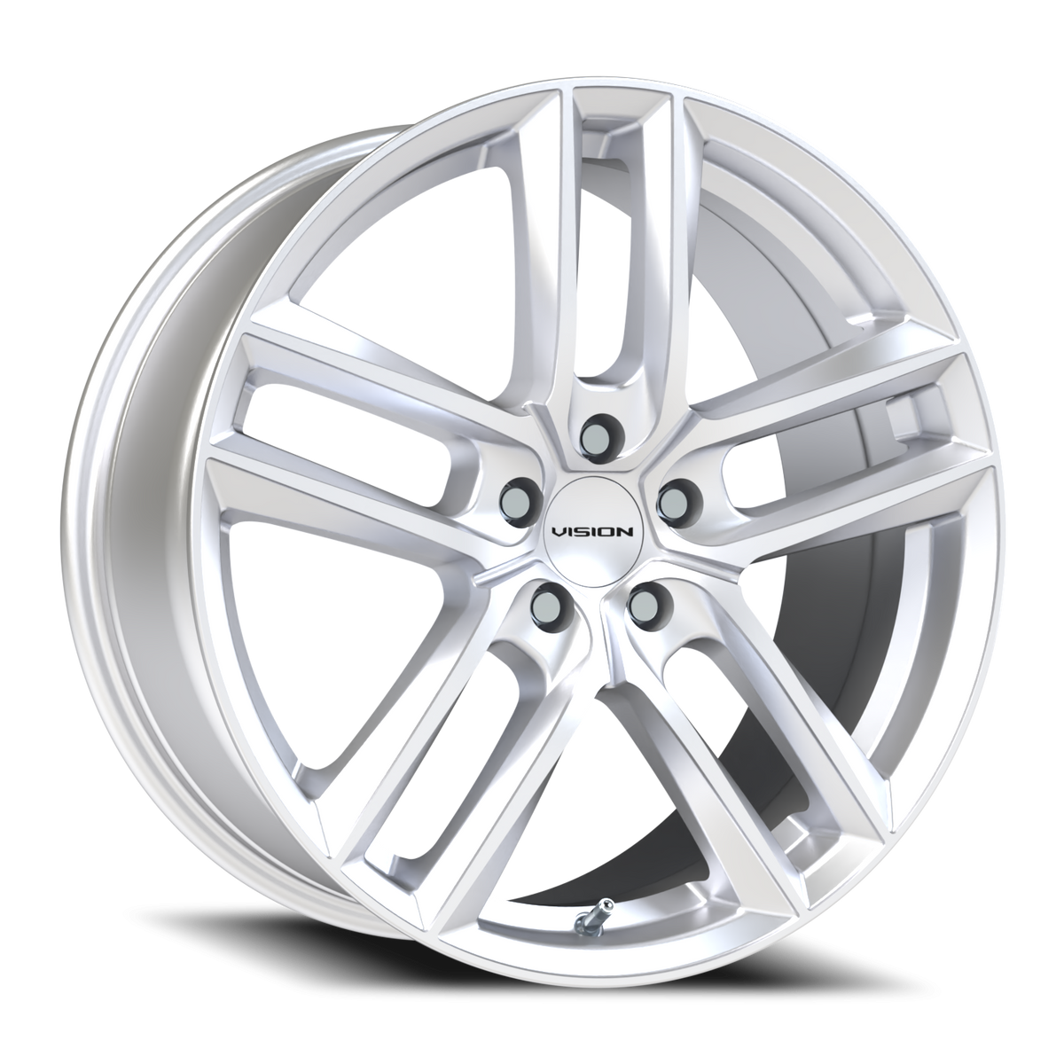 Vision Wheel 475V Hyper Silver 19x8.5 +35 5x114.3mm 73.1mm - Wheelwiz