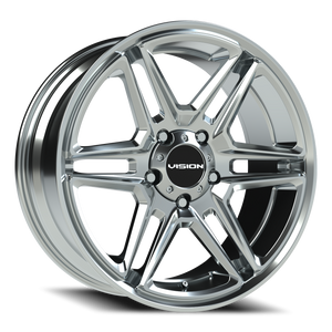 Vision Wheel 476 Chrome 20x9 +15 5x139.7mm 77.8mm - Wheelwiz