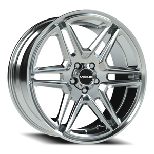 Vision Wheel 476 Chrome 20x9 +15 5x115mm 74.1mm - Wheelwiz