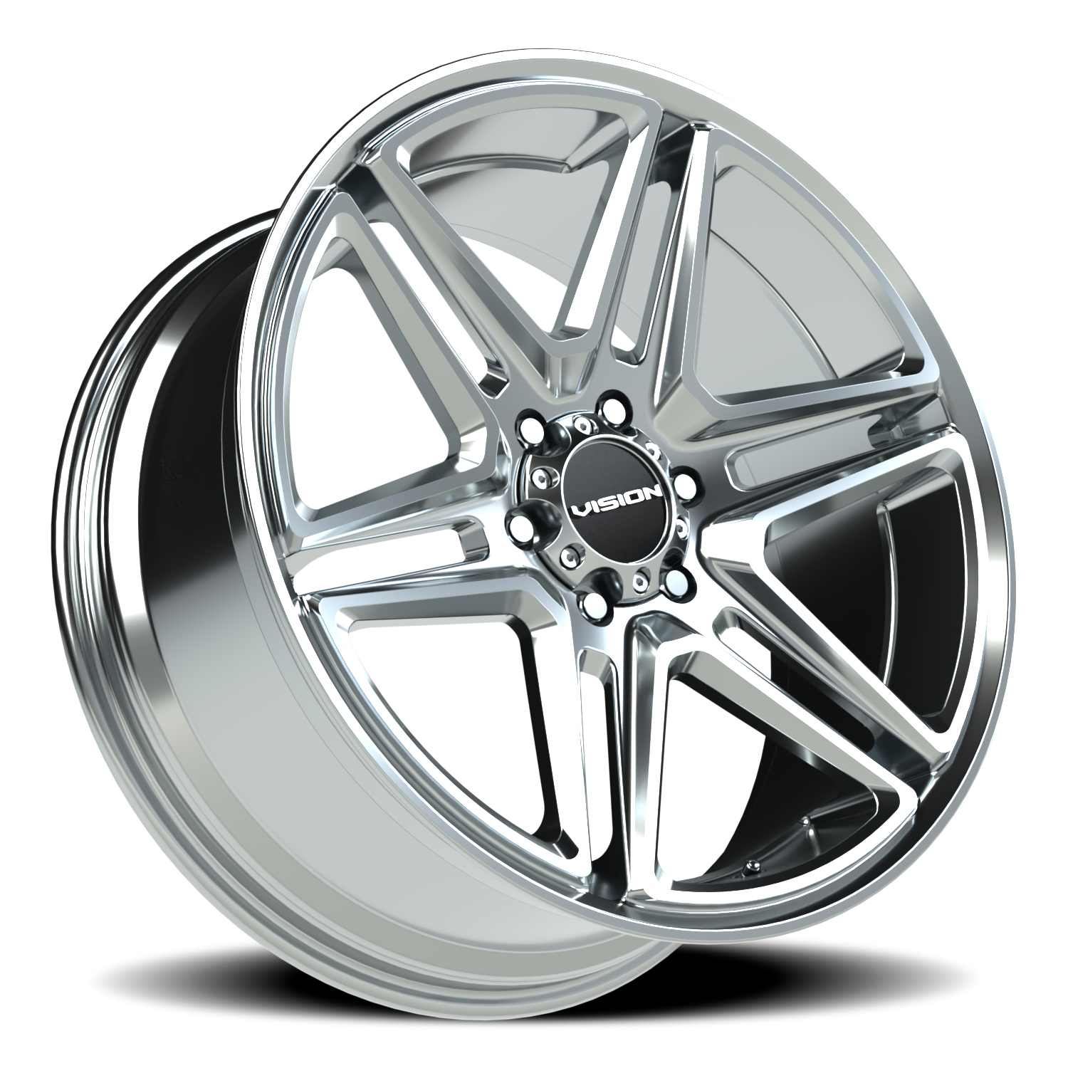 Vision Wheel 476 Chrome 22x9.5 +30 6x139.7mm 78.1mm - Wheelwiz