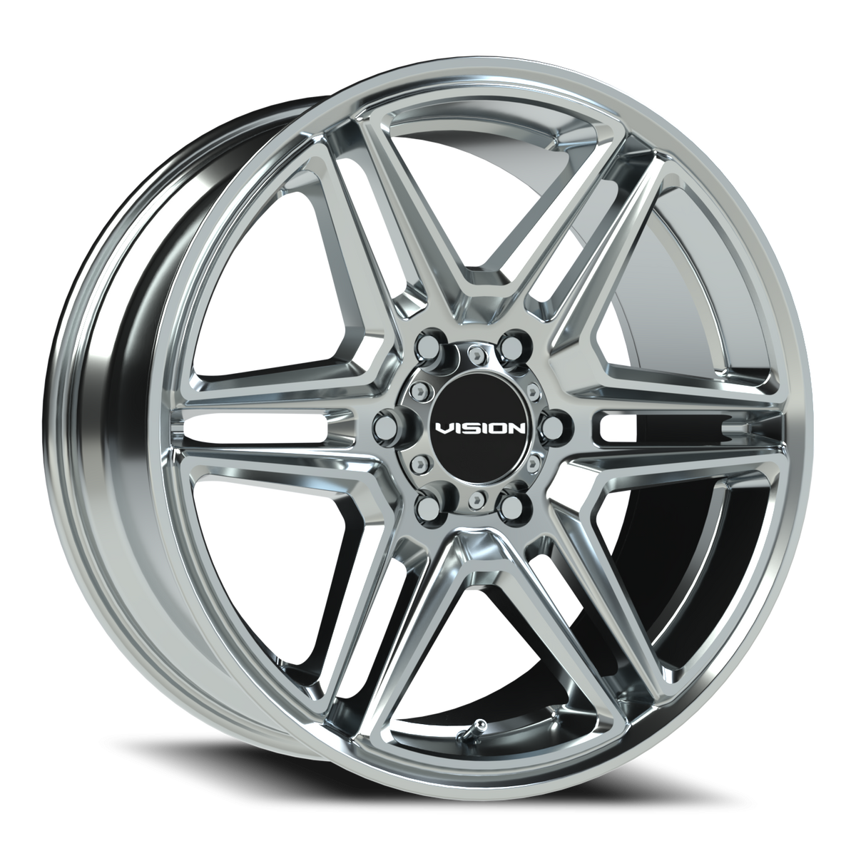 Vision Wheel 476 Chrome 20x9 +30 6x135mm 87.1mm - Wheelwiz