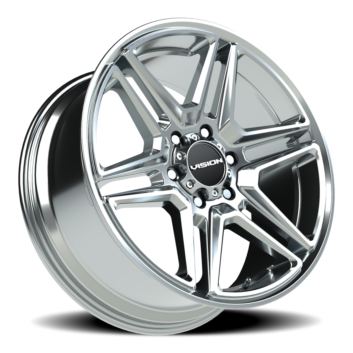 Vision Wheel 476 Chrome 20x9 +30 6x135mm 87.1mm - Wheelwiz
