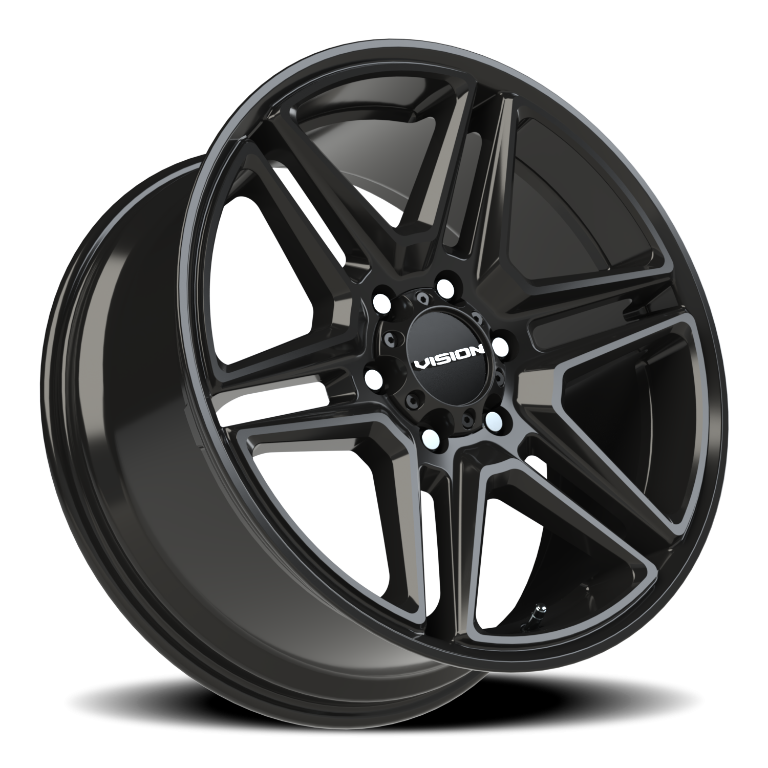 Vision Wheel 476 Gloss Black 20x9 +30 6x132mm 74.5mm - Wheelwiz