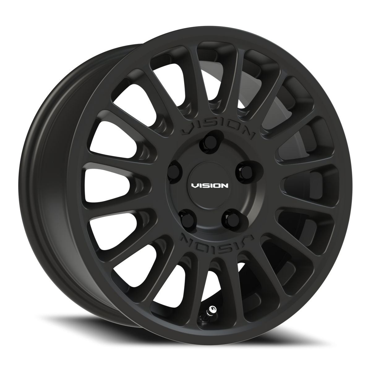 Vision Wheel 477 Satin Black 15x7 +38 5x100mm 56.1mm - Wheelwiz