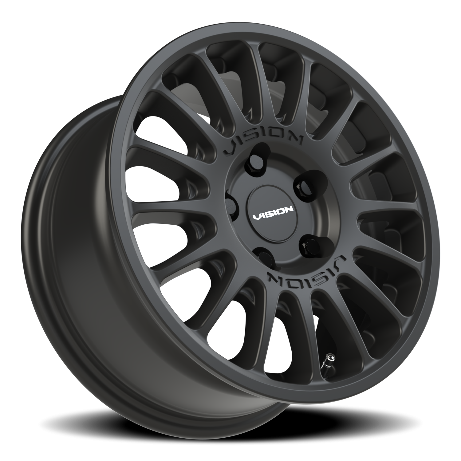 Vision Wheel 477 Satin Black 15x7 +38 5x100mm 56.1mm - Wheelwiz