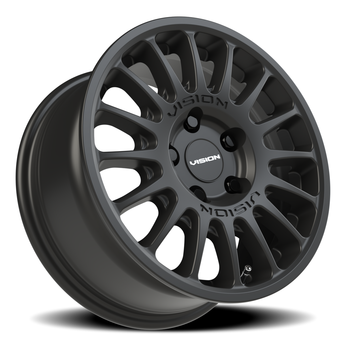 Vision Wheel 477 Satin Black 15x7 +38 5x112mm 73.1mm - Wheelwiz