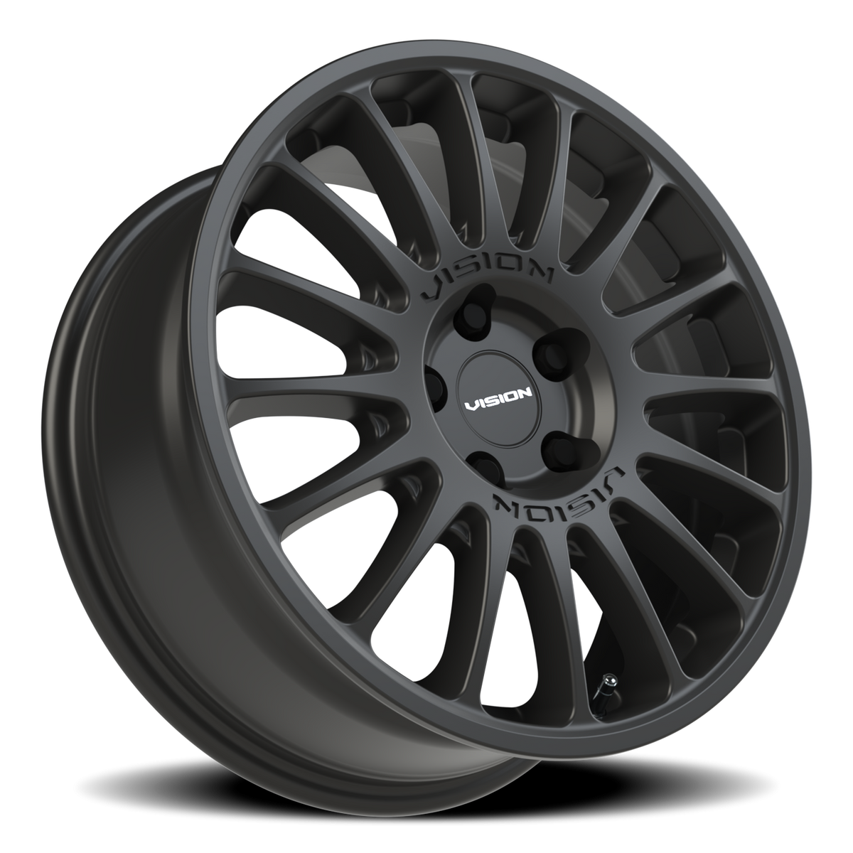 Vision Wheel 477 Satin Black 17x7 +38 5x114.3mm 73.1mm - Wheelwiz