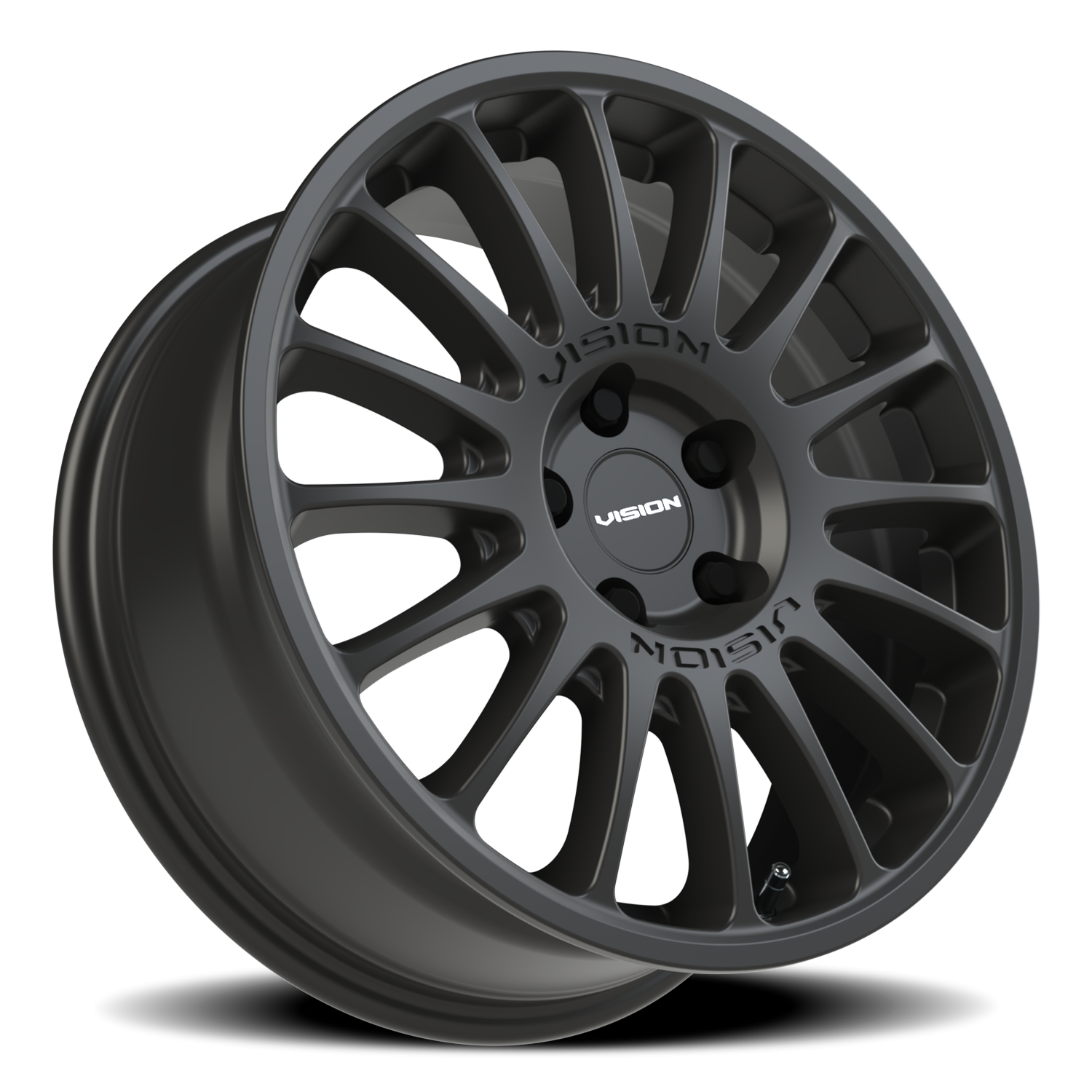 Vision Wheel 477 Satin Black 17x7 +38 5x114.3mm 73.1mm - Wheelwiz