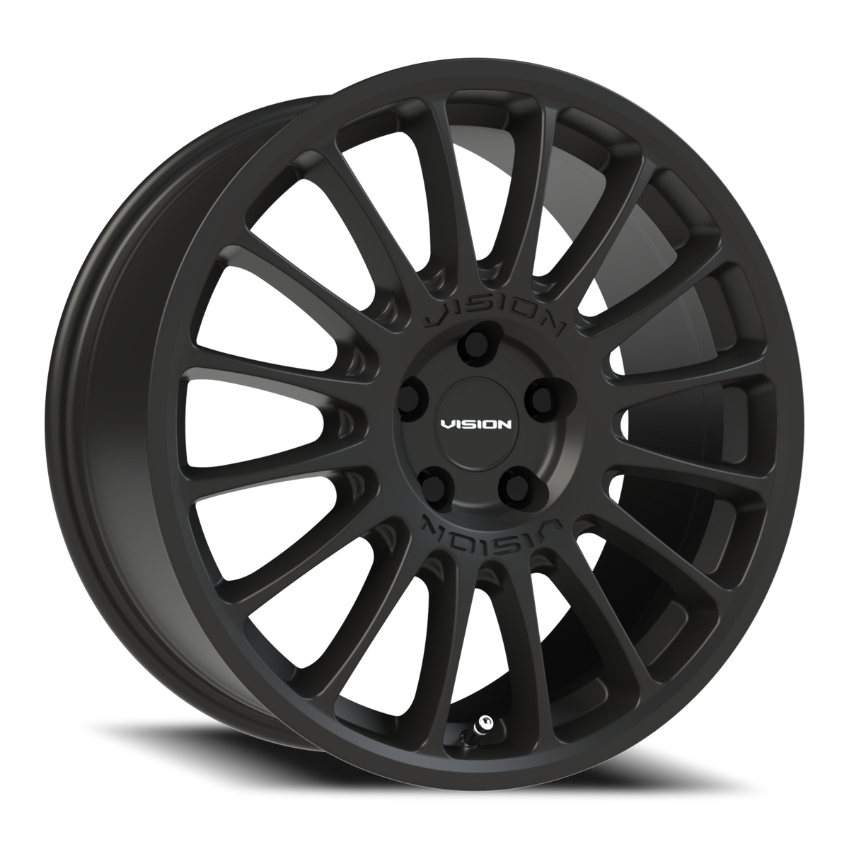 Vision Wheel 477 Satin Black 17x8 +38 5x114.3mm 73.1mm - Wheelwiz