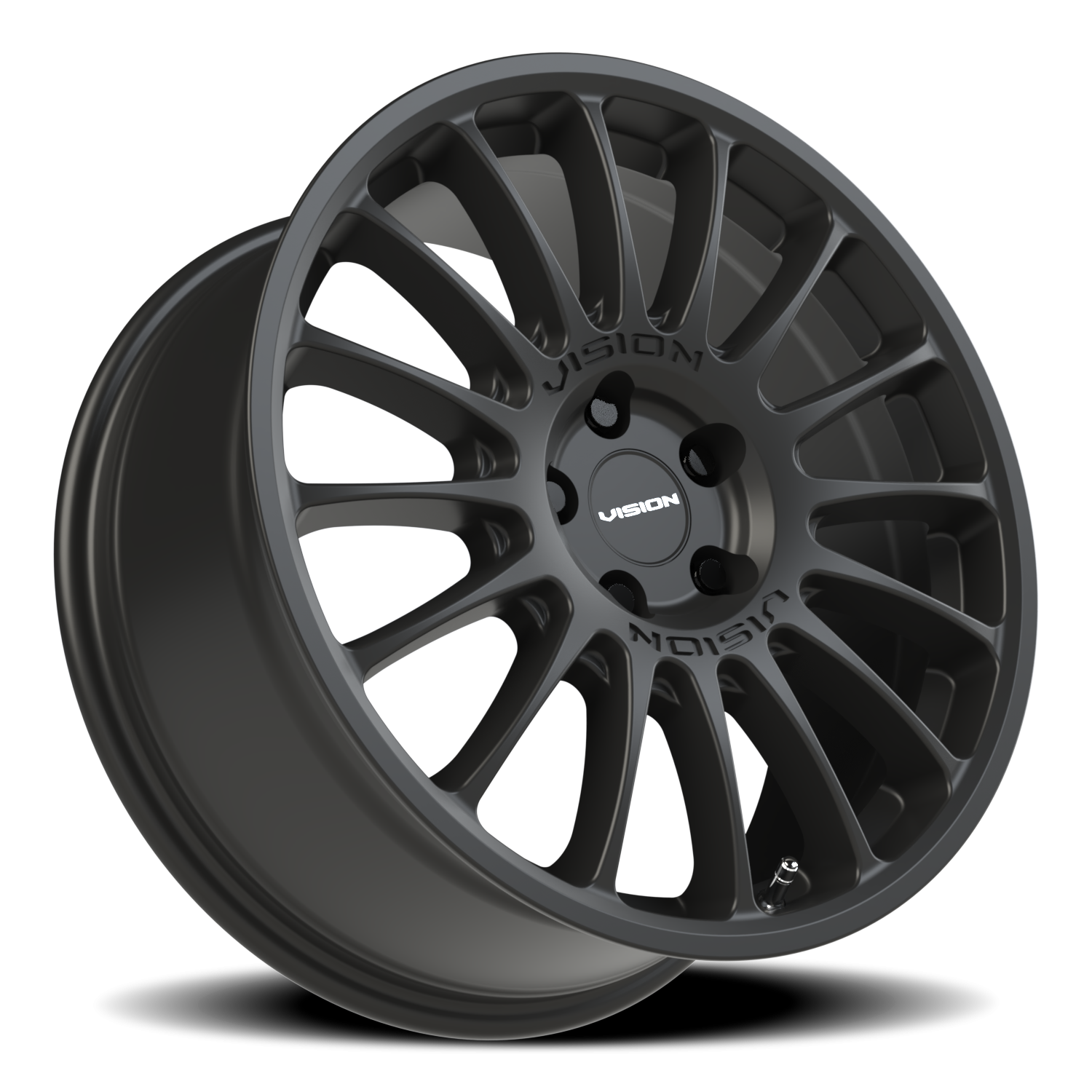Vision Wheel 477 Satin Black 17x8 +38 5x114.3mm 73.1mm - Wheelwiz