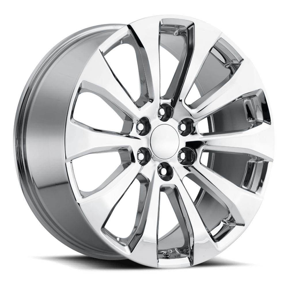 Factory Reproductions FR 92 Chrome 22x9 +28 6x139.7mm 78.1mm