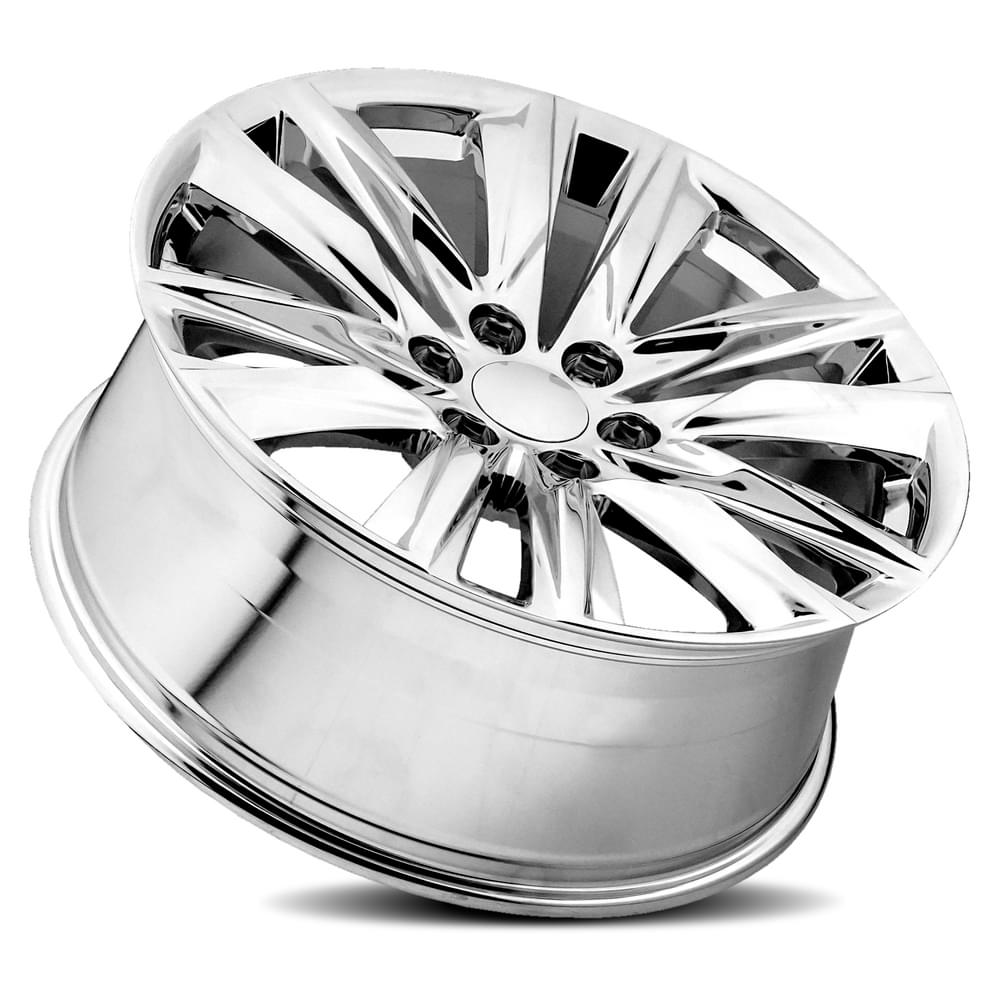 Factory Reproductions FR 90 Chrome 22x9 +28 6x139.7mm 78.1mm