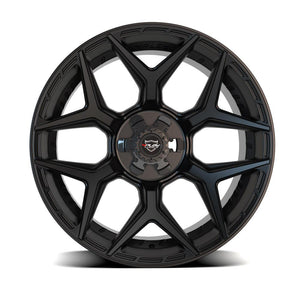 4Play Gen3 4P06 Matte Black 20x9.0 0 6x139.7|6x135mm 106.1mm