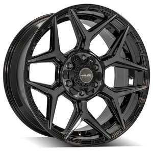 4Play Gen3 4P06 Gloss Black w/ Brushed Face & Tinted Clear 20x9.0 0 6x139.7|6x135mm 106.1mm