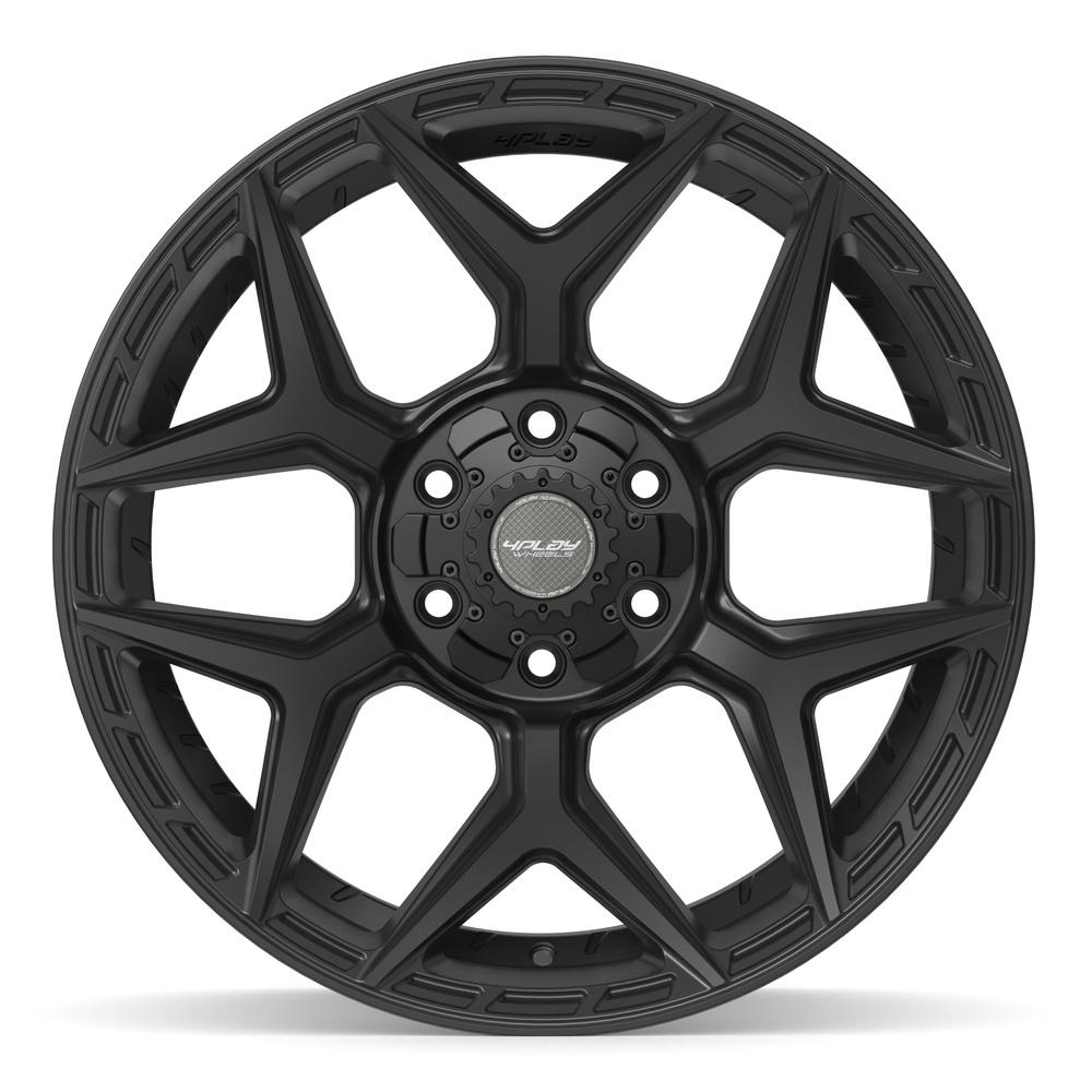 4Play 4P06 Satin Black 20x10 -18 6x135|6x139.7mm 106.1mm - Wheelwiz