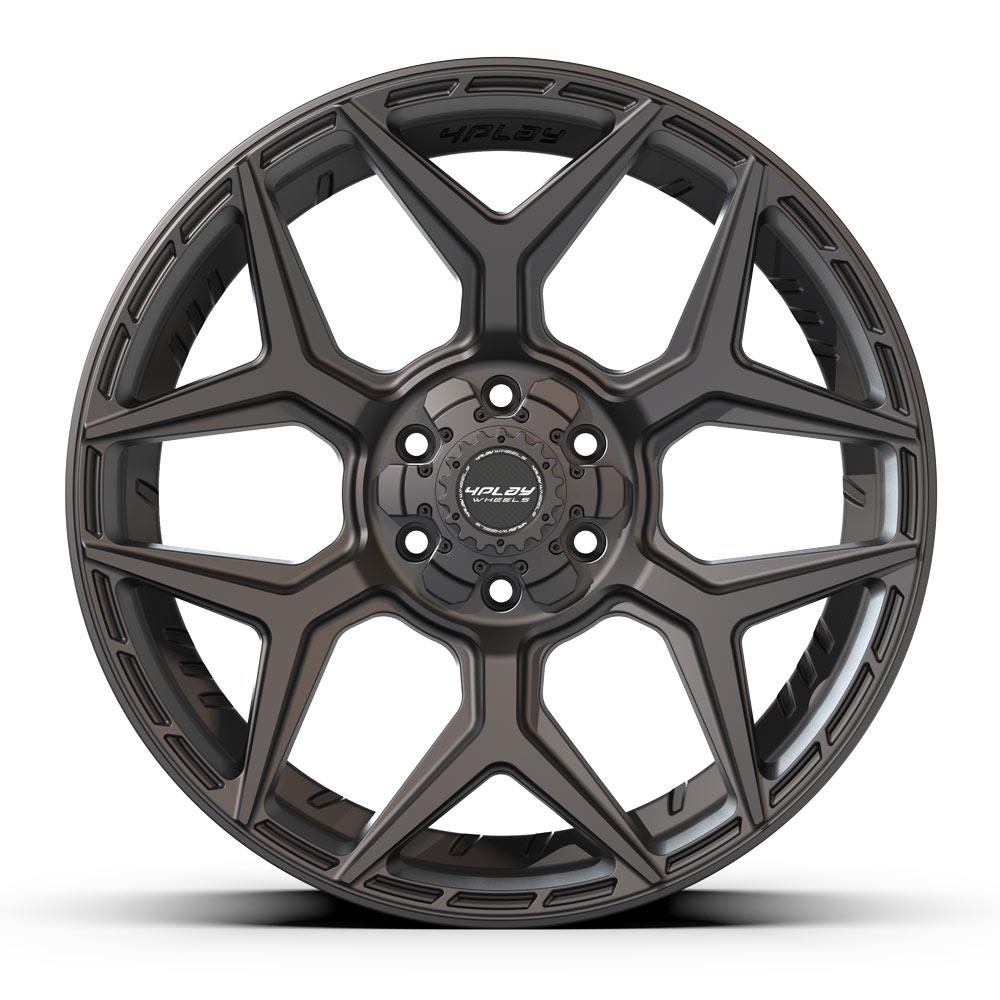 4Play Gen3 4P06 Matte Black 22x9.0 +12 6x139.7|6x135mm 106.1mm - Wheelwiz