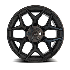 4Play Gen3 4P06 Matte Black 22x9.0 +12 6x139.7|6x135mm 106.1mm