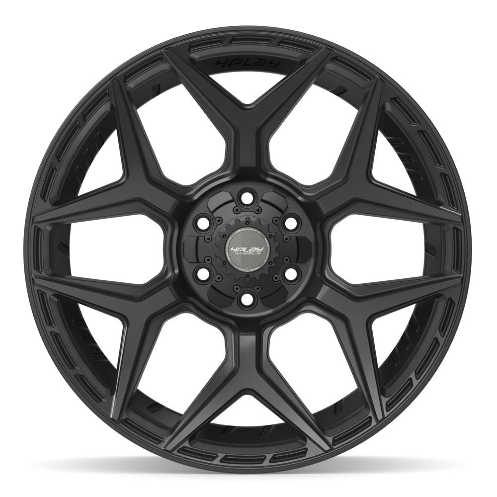 4Play 4P06 Satin Black 22x9 +12 6x135|6x139.7mm 106.1mm - Wheelwiz