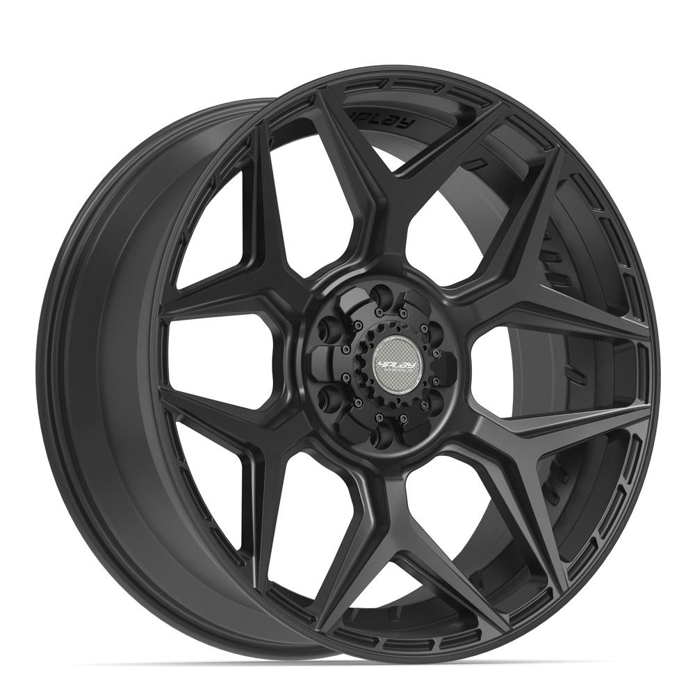 4Play 4P06 Satin Black 22x9 +12 6x135|6x139.7mm 106.1mm - Wheelwiz