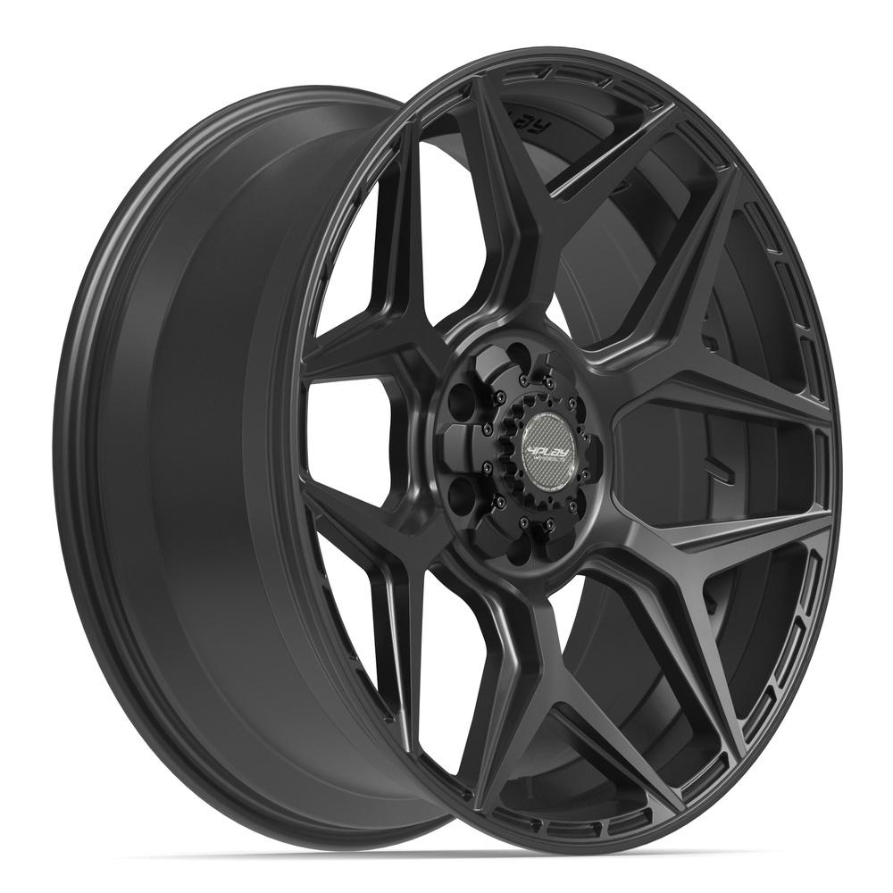 4Play 4P06 Satin Black 22x9 +12 6x135|6x139.7mm 106.1mm - Wheelwiz