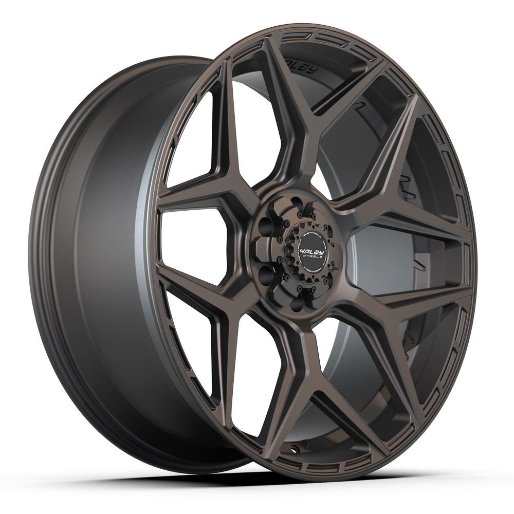 4Play Gen3 4P06 Matte Black 24x10.0 +18 6x139.7|6x135mm 106.1mm