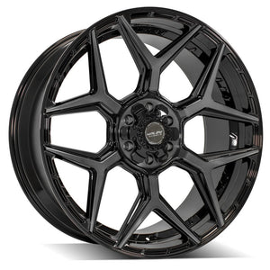 4Play Gen3 4P06 Gloss Black w/ Brushed Face & Tinted Clear 24x10.0 +18 6x139.7|6x135mm 106.1mm