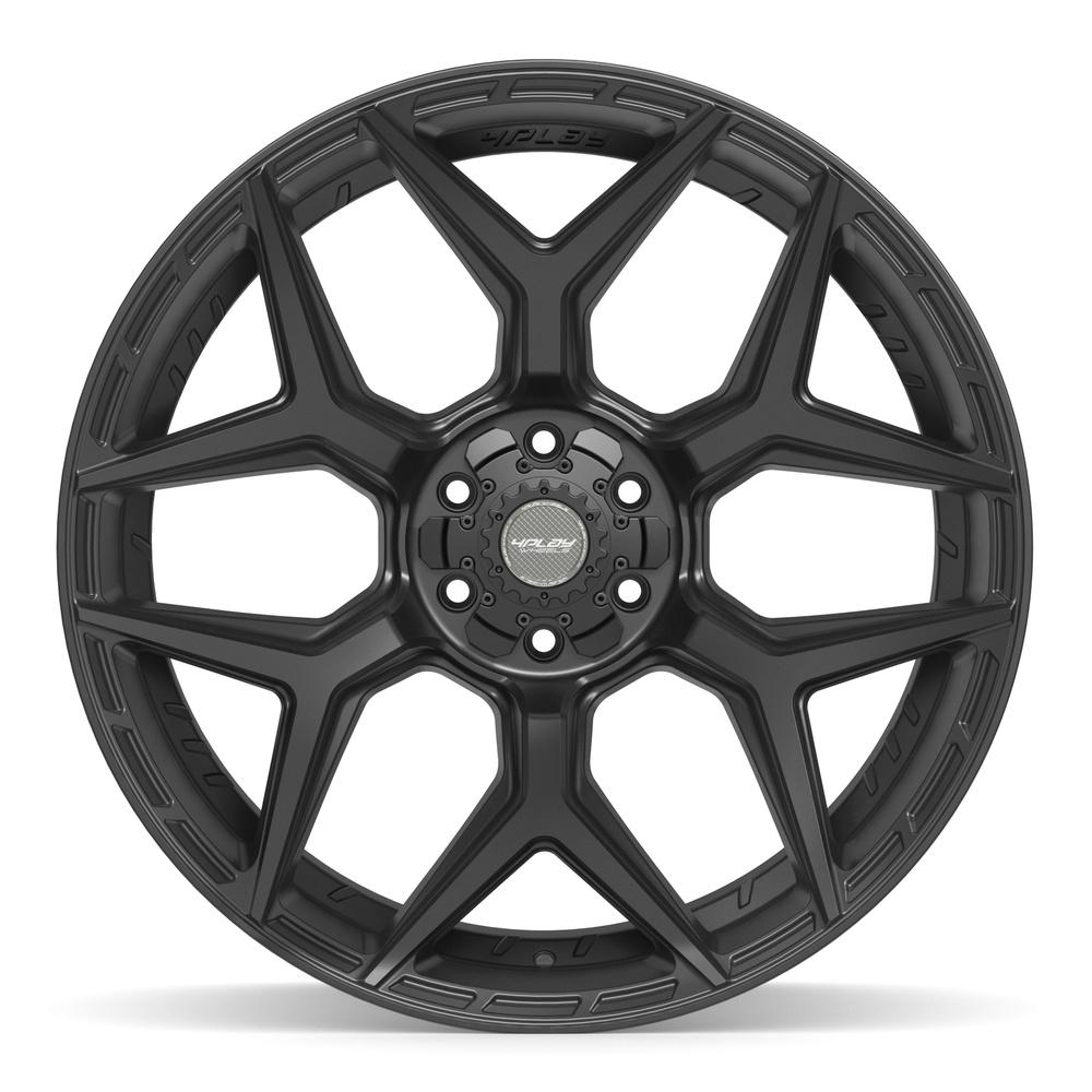 4Play 4P06 Satin Black 24x12 -44 6x135|6x139.7mm 106.1mm - Wheelwiz