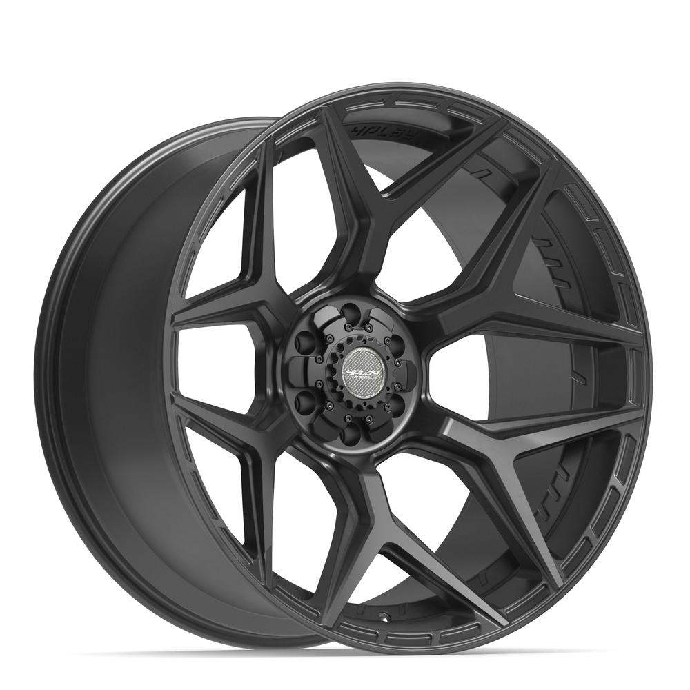 4Play 4P06 Satin Black 24x12 -44 6x135|6x139.7mm 106.1mm - Wheelwiz