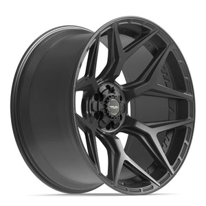 4Play 4P06 Satin Black 24x12 -44 6x135|6x139.7mm 106.1mm - Wheelwiz