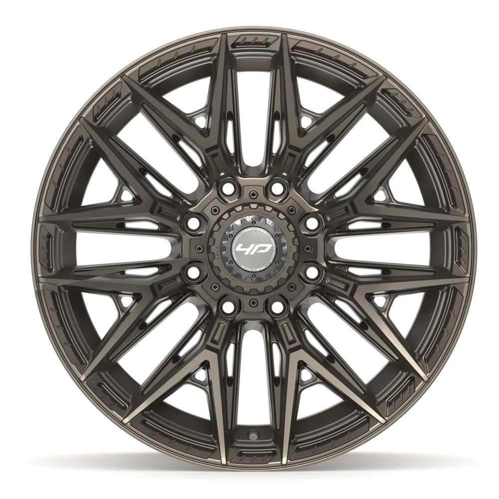 4Play 4P40 Satin Bronze 22x10 -18 8x180|N/Amm 124.1mm - Wheelwiz