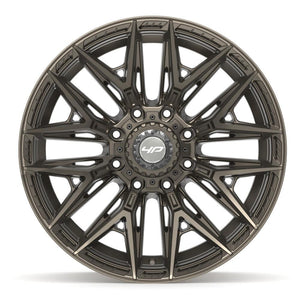 4Play 4P40 Satin Bronze 22x10 -18 8x180|N/Amm 124.1mm - Wheelwiz