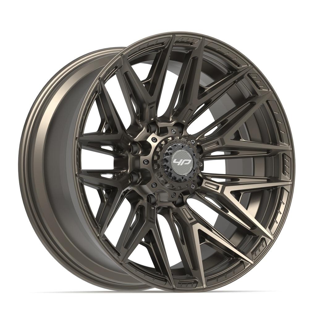 4Play 4P40 Satin Bronze 22x10 -18 8x180|N/Amm 124.1mm - Wheelwiz