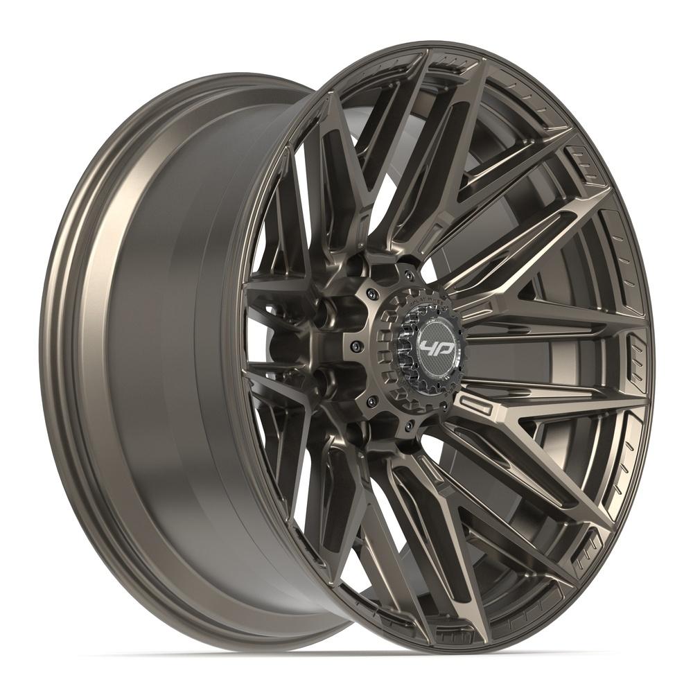 4Play 4P40 Satin Bronze 22x10 -18 8x180|N/Amm 124.1mm - Wheelwiz