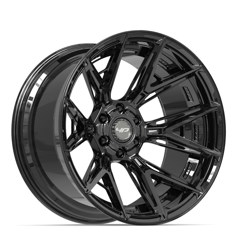 4Play 4P40 Gloss Black 22x12 -44 6x135|6x139.7mm 106.1mm - Wheelwiz