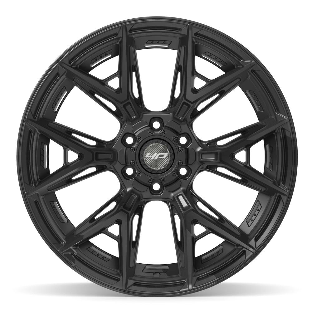 4Play 4P40 Satin Black 22x12 -44 6x135|6x139.7mm 106.1mm - Wheelwiz