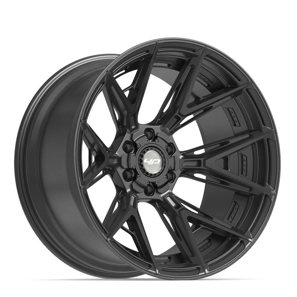 4Play 4P40 Satin Black 22x12 -44 6x135|6x139.7mm 106.1mm - Wheelwiz