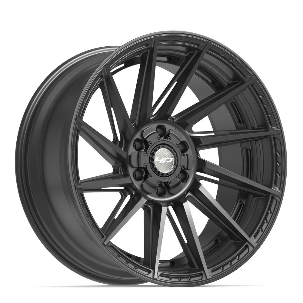 4Play 4P42 Satin Black 22x10 -18 6x135|6x139.7mm 106.1mm - Wheelwiz
