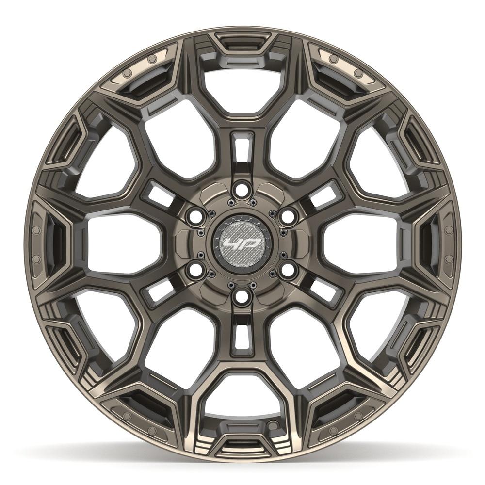 4Play 4P43 Satin Bronze 20x10 -18 6x135|6x139.7mm 106.1mm - Wheelwiz