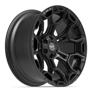 4Play 4P43 Satin Black 22x10 -18 6x135|6x139.7mm 106.1mm - Wheelwiz