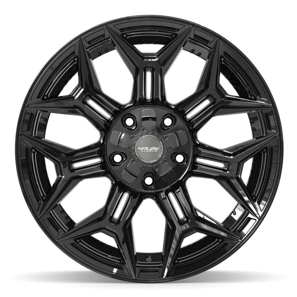 4Play 4P44 Gloss Black 20x10 -18 5x127|5x139.7mm 87.1mm - Wheelwiz