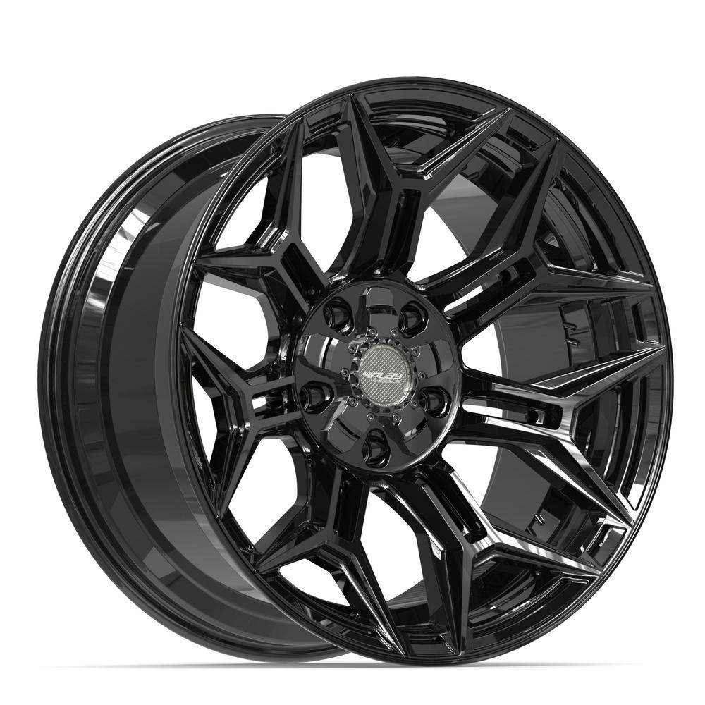 4Play 4P44 Gloss Black 20x10 -18 5x127|5x139.7mm 87.1mm - Wheelwiz
