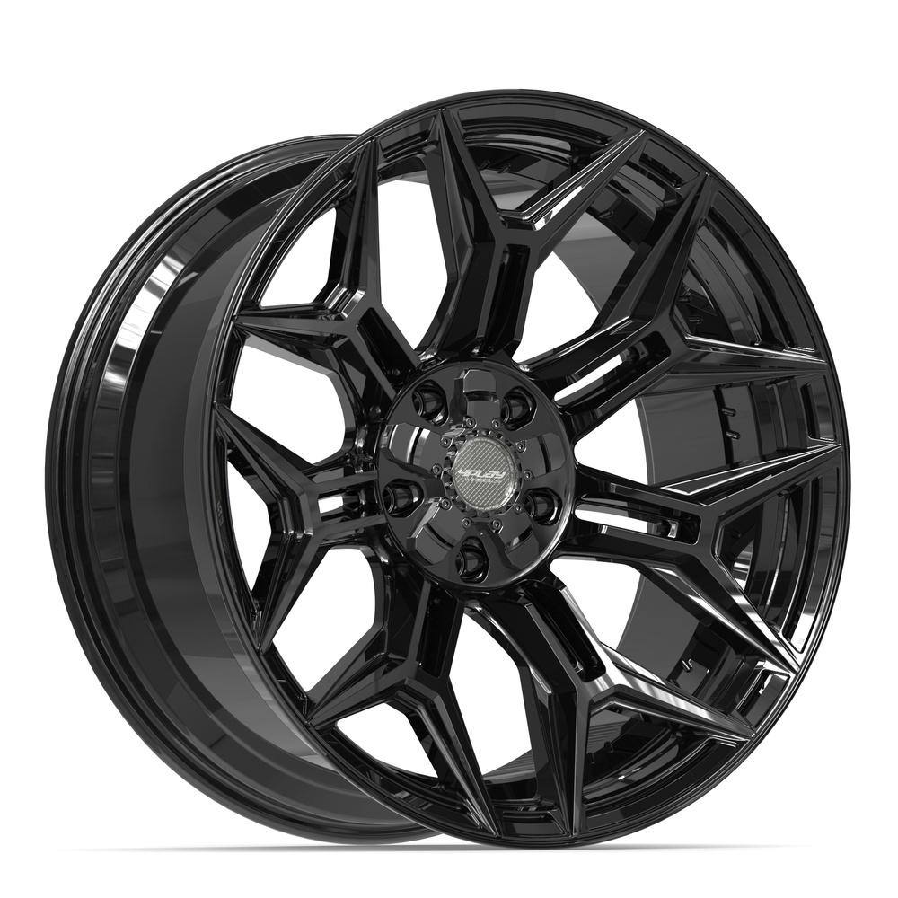 4Play 4P44 Gloss Black 22x10 -18 5x127|5x139.7mm 87.1mm - Wheelwiz