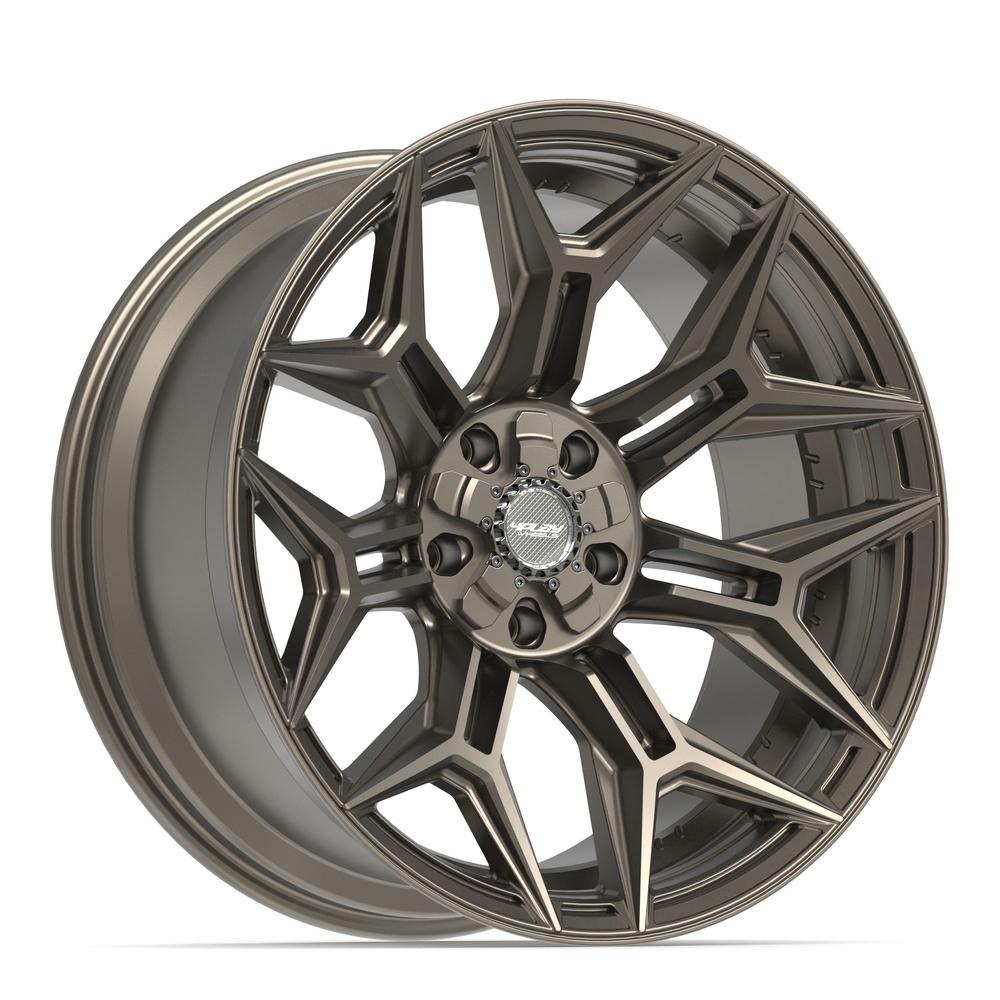 4Play 4P44 Satin Bronze 22x10 -18 5x127|5x139.7mm 87.1mm - Wheelwiz