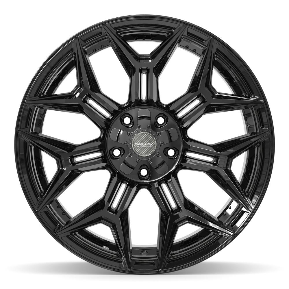 4Play 4P44 Gloss Black 22x12 -44 5x127|5x139.7mm 87.1mm - Wheelwiz