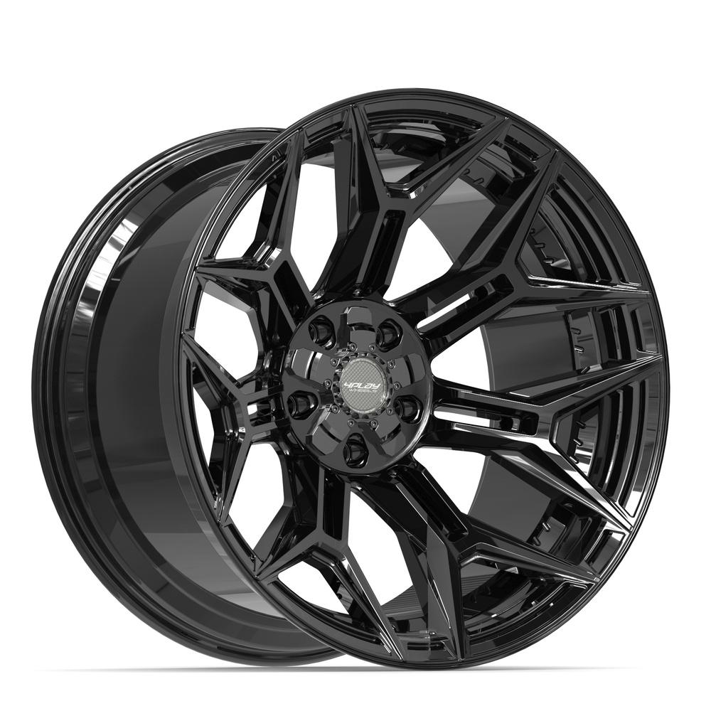 4Play 4P44 Gloss Black 22x12 -44 5x127|5x139.7mm 87.1mm - Wheelwiz